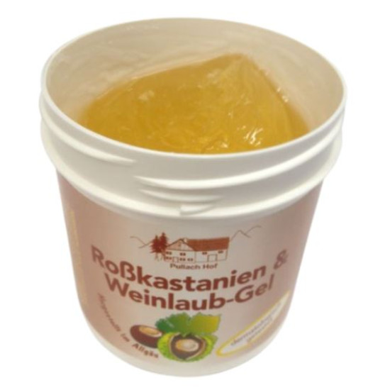 Gél divého gaštana a viniča Pullach Hof 250ml – intenzívna starostlivosť o nohy