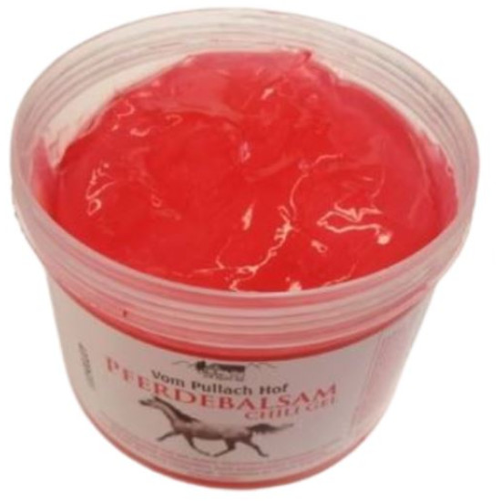 Konský gél s chilli – Pullach Hof 500ml, hrejivý gél na svaly a kĺby